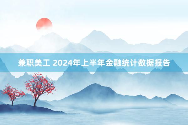 兼职美工 2024年上半年金融统计数据报告